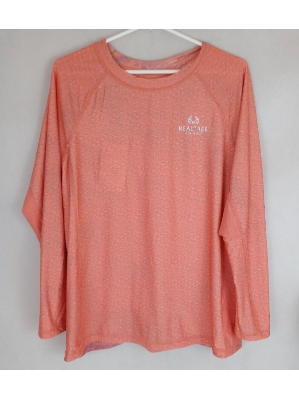 NWT Realtree Fishing Ladies Reversible Long Sleeve Performance Fishing Tee Large